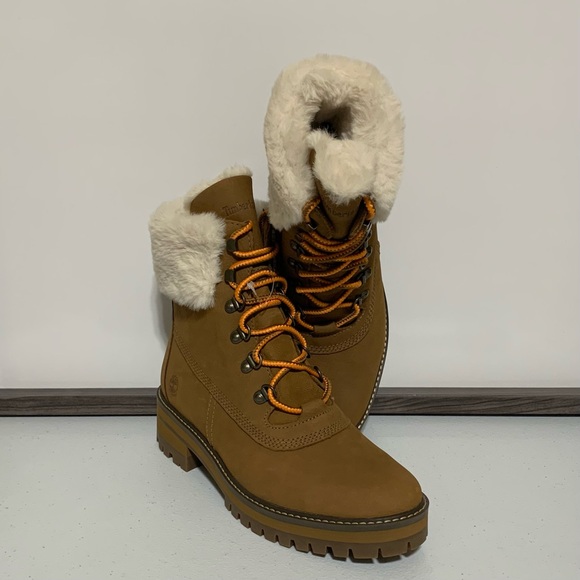 Timberland Courmayeur Valley Waterproof 6” w/Shearling Lining Boots-Size 9 New - Picture 5 of 13